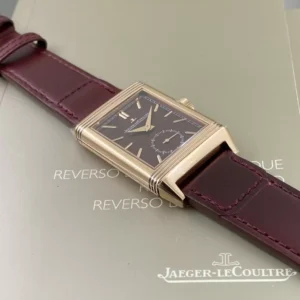JAEGER-LECOULTRE REVERSO REPLICA 11 WATCH CHOCOLATE DIAL MG FACTORY 28MM 4 ĐỒNG HỒ JAEGER-LECOULTRE REVERSO REPLICA WATCH MẶT CHOCOLATE NHÀ MÁY MG 28MM