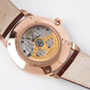 JAEGER-LECOULTRE SMALL SECONDS FAKE WATCH ROSE PLATED GOLD ZF FACTORY 40MM 7 ĐỒNG HỒ JAEGER-LECOULTRE SMALL SECONDS FAKE MẠ VÀNG HỒNG NHÀ MÁY ZF 40MM (1)