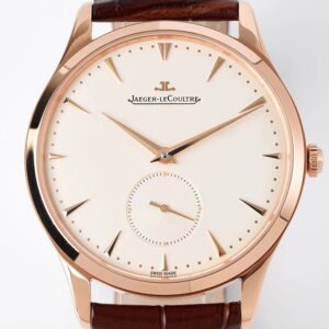 JAEGER-LECOULTRE SMALL SECONDS FAKE WATCH ROSE PLATED GOLD ZF FACTORY 40MM 1 ĐỒNG HỒ JAEGER-LECOULTRE SMALL SECONDS FAKE MẠ VÀNG HỒNG NHÀ MÁY ZF 40MM (1)