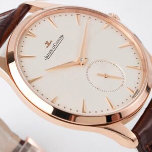 JAEGER-LECOULTRE SMALL SECONDS FAKE WATCH ROSE PLATED GOLD ZF FACTORY 40MM 4 ĐỒNG HỒ JAEGER-LECOULTRE SMALL SECONDS FAKE MẠ VÀNG HỒNG NHÀ MÁY ZF 40MM (1)
