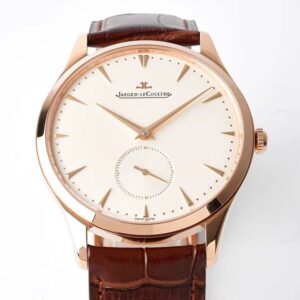JAEGER-LECOULTRE SMALL SECONDS FAKE WATCH ROSE PLATED GOLD ZF FACTORY 40MM 6 ĐỒNG HỒ JAEGER-LECOULTRE SMALL SECONDS FAKE MẠ VÀNG HỒNG NHÀ MÁY ZF 40MM (1)