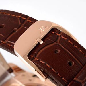 JAEGER-LECOULTRE SMALL SECONDS FAKE WATCH ROSE PLATED GOLD ZF FACTORY 40MM 8 ĐỒNG HỒ JAEGER-LECOULTRE SMALL SECONDS FAKE MẠ VÀNG HỒNG NHÀ MÁY ZF 40MM (1)