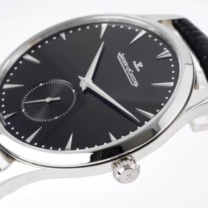 JAEGER-LECOULTRE SMALL SECONDS FAKE 1:1 WATCH BLACK DIAL ZF FACTORY 40MM 3 ĐỒNG HỒ JAEGER-LECOULTRE SMALL SECONDS REPLICA MẶT ĐEN NHÀ MÁY ZF 40MM