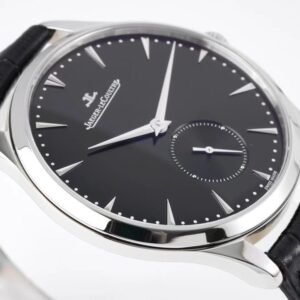 JAEGER-LECOULTRE SMALL SECONDS FAKE 1:1 WATCH BLACK DIAL ZF FACTORY 40MM 4 ĐỒNG HỒ JAEGER-LECOULTRE SMALL SECONDS REPLICA MẶT ĐEN NHÀ MÁY ZF 40MM