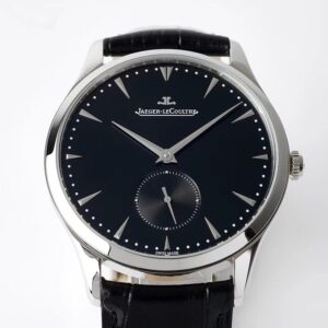JAEGER-LECOULTRE SMALL SECONDS FAKE 1:1 WATCH BLACK DIAL ZF FACTORY 40MM 1 ĐỒNG HỒ JAEGER-LECOULTRE SMALL SECONDS REPLICA MẶT ĐEN NHÀ MÁY ZF 40MM