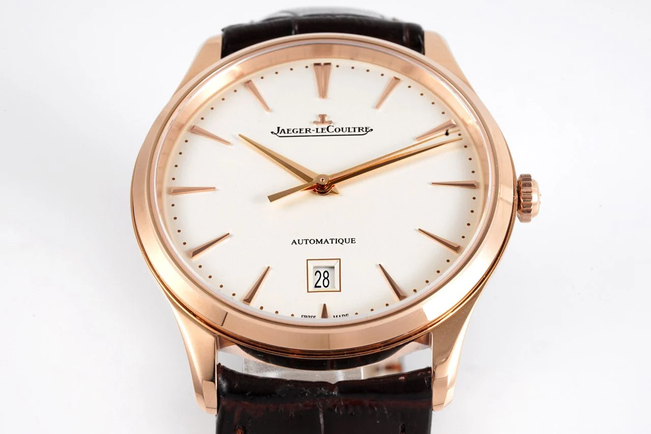 ĐỒNG HỒ JAEGER-LECOULTRE ULTRA THIN MASTER REPLICA MẠ VÀNG HỒNG NHÀ MÁY ZF 40MM (2) ĐỒNG HỒ JAEGER-LECOULTRE ULTRA THIN MASTER REPLICA MẠ VÀNG HỒNG NHÀ MÁY ZF 40MM (1)