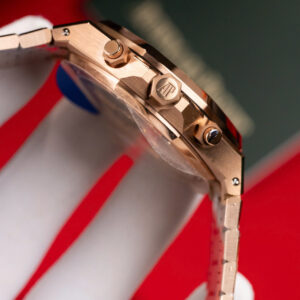 ĐỒNG HỒ AUDEMARS PIGUET REPLICA VÀNG HỒNG MẶT ĐEN CHRONOGRAPH APS 41MM 2 ĐỒNG HỒ AUDEMARS PIGUET REPLICA VÀNG HỒNG MẶT ĐEN CHRONOGRAPH APS 41MM (8)