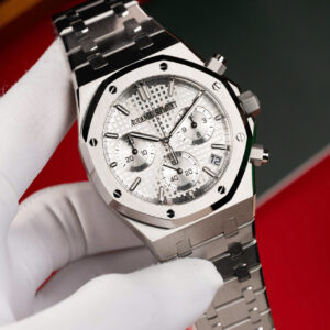 ĐỒNG HỒ AUDEMARS PIGUET ROYAL OAK 26240 BEST COPIES MẶT TRẮNG CHRONOGRAPH APS 41MM (1)