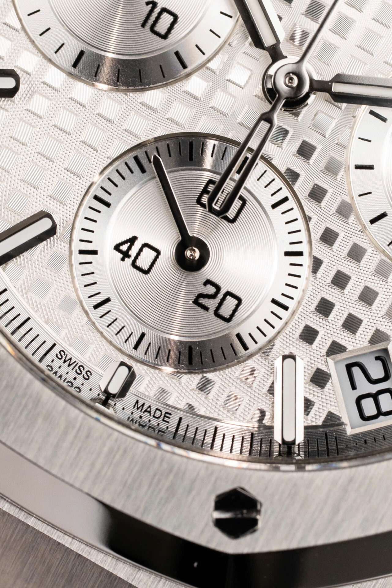 ĐỒNG HỒ AUDEMARS PIGUET ROYAL OAK 26240 BEST COPIES MẶT TRẮNG CHRONOGRAPH APS 41MM (4) ĐỒNG HỒ AUDEMARS PIGUET ROYAL OAK 26240 BEST COPIES MẶT TRẮNG CHRONOGRAPH APS 41MM (1)