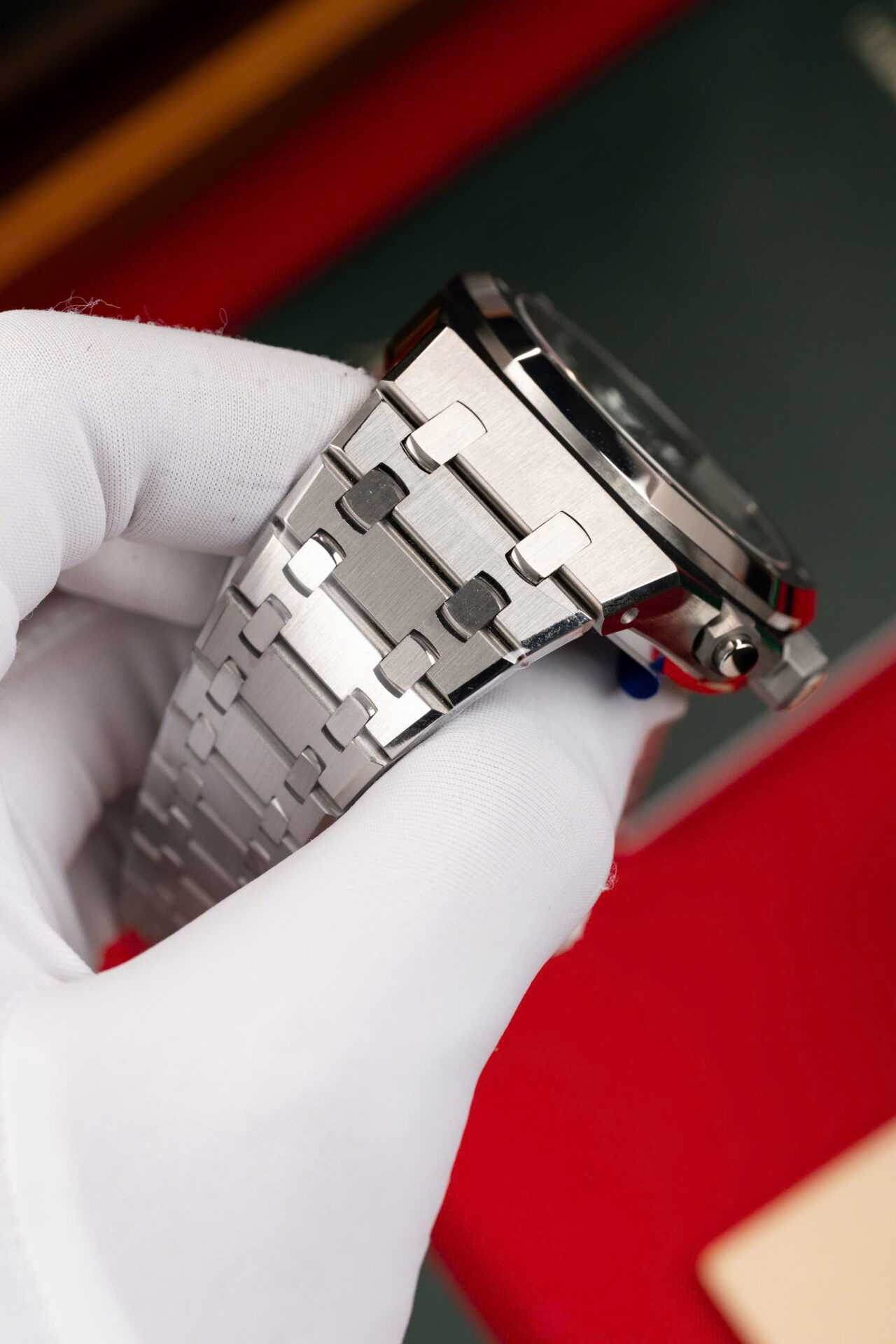 ĐỒNG HỒ AUDEMARS PIGUET ROYAL OAK 26240 BEST COPIES MẶT TRẮNG CHRONOGRAPH APS 41MM (8) ĐỒNG HỒ AUDEMARS PIGUET ROYAL OAK 26240 BEST COPIES MẶT TRẮNG CHRONOGRAPH APS 41MM (1)