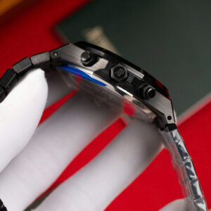 ĐỒNG HỒ AUDEMARS PIGUET ROYAL OAK CHRONOGRAPH 26240 REPLICA CERAMIC ĐEN APS 41MM 3 ĐỒNG HỒ AUDEMARS PIGUET ROYAL OAK CHRONOGRAPH 26240 REPLICA CERAMIC ĐEN APS 41MM