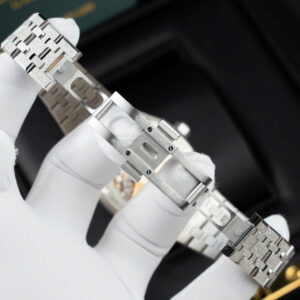 ĐỒNG HỒ AUDEMARS PIGUET ROYAL OAK PROSTED GOLD REPLICA MẶT ĐEN NHÀ MÁY APS 37MM 8 ĐỒNG HỒ AUDEMARS PIGUET ROYAL OAK PROSTED GOLD REPLICA MẶT ĐEN NHÀ MÁY APS 37MM