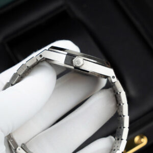 ĐỒNG HỒ AUDEMARS PIGUET ROYAL OAK PROSTED GOLD REPLICA MẶT ĐEN NHÀ MÁY APS 37MM 4 ĐỒNG HỒ AUDEMARS PIGUET ROYAL OAK PROSTED GOLD REPLICA MẶT ĐEN NHÀ MÁY APS 37MM