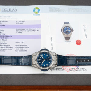 ĐỒNG HỒ HUBLOT BIG BANG ONE CLICK CHẾ TÁC MẶT XANH KIM CƯƠNG THIÊN NHIÊN 39MM (1)