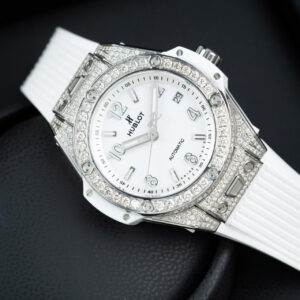 ĐỒNG HỒ HUBLOT BIG BANG REPLICA ONE CLICK ĐÍNH KIM CƯƠNG THIÊN NHIÊN 39MM 2 ĐỒNG HỒ HUBLOT BIG BANG REPLICA ONE CLICK ĐÍNH KIM CƯƠNG THIÊN NHIÊN 39MM