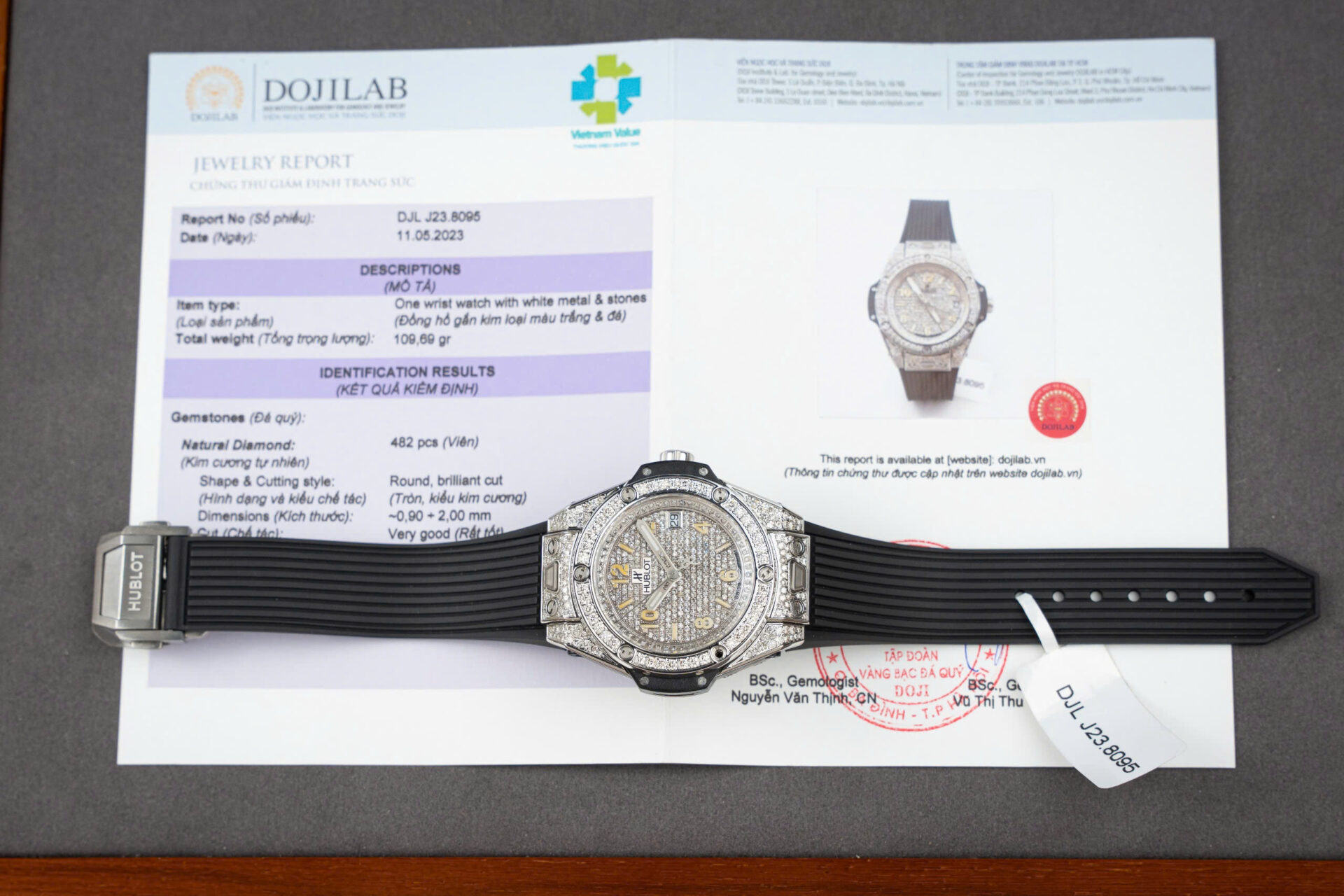 ĐỒNG HỒ HUBLOT BIGBANG ONE CLICK CHẾ TÁC KIM CƯƠNG THIÊN NHIÊN 39MM (9) ĐỒNG HỒ HUBLOT BIGBANG ONE CLICK CHẾ TÁC KIM CƯƠNG THIÊN NHIÊN 39MM