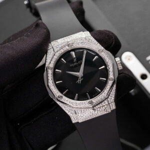 HUBLOT CLASSIC ORLINSKI CUSTOM WATCHES FULL MOISSANITE RUBBER STRAP 40MM 3 ĐỒNG HỒ HUBLOT CLASSIC ORLINSKI CHẾ TÁC FULL KIM CƯƠNG MOISSANITE 40MM