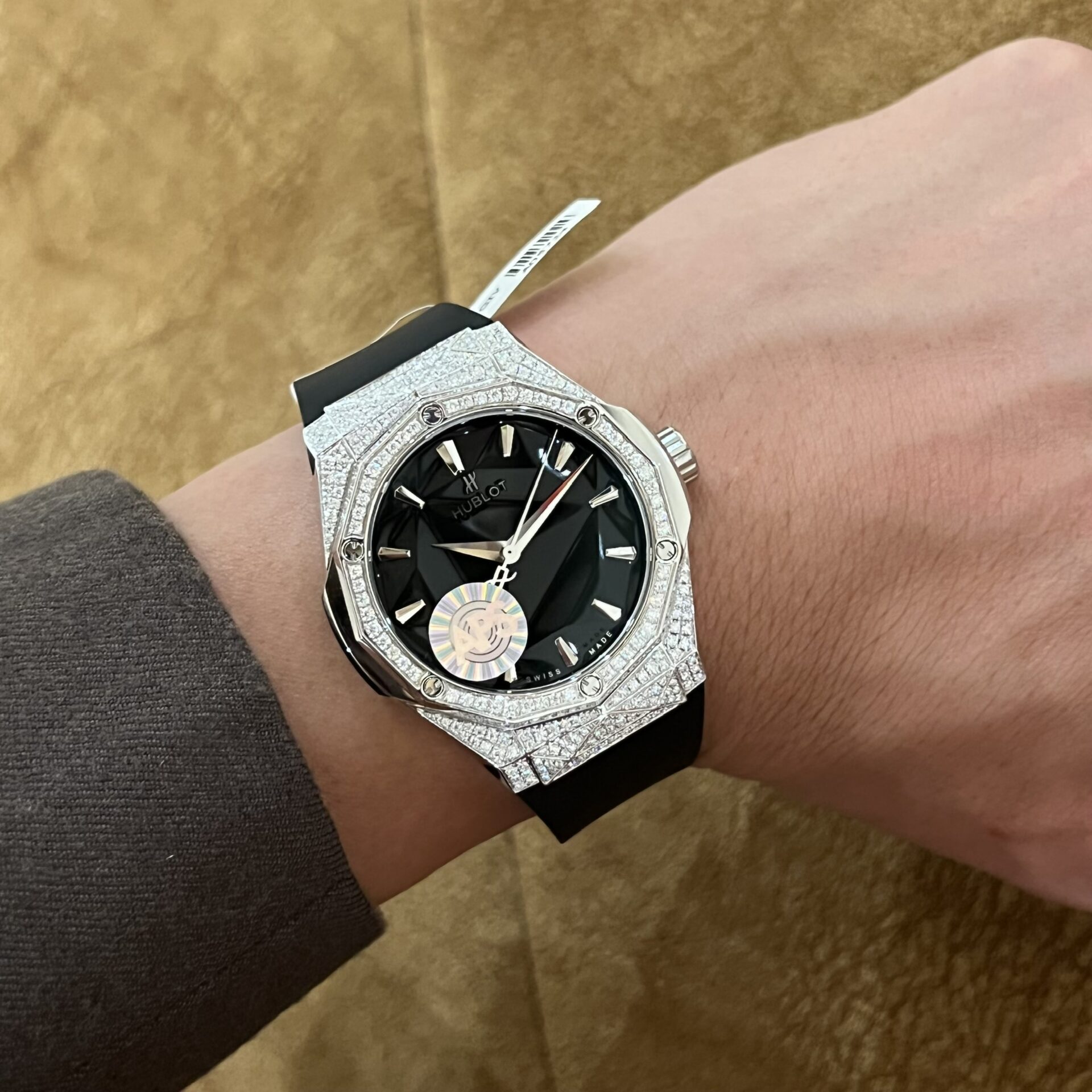 ĐỒNG HỒ HUBLOT CLASSIC ORLINSKI CHẾ TÁC FULL MOISSANITE NHÀ MÁY APS 40MM (4) ĐỒNG HỒ HUBLOT CLASSIC ORLINSKI CHẾ TÁC FULL MOISSANITE NHÀ MÁY APS 40MM