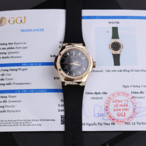 ĐỒNG HỒ HUBLOT CLASSIC ORLINSKI CHẾ TÁC KING GOLD DEMI MOISSANITE 40MM