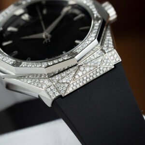 ĐỒNG HỒ HUBLOT ORLINSKI CHẾ TÁC ĐÍNH KIM CƯƠNG MẶT ĐEN 40MM 4 ĐỒNG HỒ HUBLOT ORLINSKI CHẾ TÁC ĐÍNH KIM CƯƠNG MẶT ĐEN 40MM