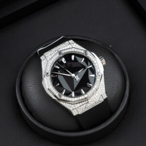 ĐỒNG HỒ HUBLOT ORLINSKI CHẾ TÁC ĐÍNH KIM CƯƠNG MẶT ĐEN 40MM 2 ĐỒNG HỒ HUBLOT ORLINSKI CHẾ TÁC ĐÍNH KIM CƯƠNG MẶT ĐEN 40MM