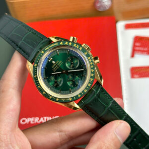 ĐỒNG HỒ OMEGA REPLICA 1:1 SPEEDMASTER MOONWATCH MẶT XANH LÁ CÂY RMF 42MM 5 ĐỒNG HỒ OMEGA REPLICA 11 SPEEDMASTER MOONWATCH MẶT XANH LÁ CÂY RMF 42MM