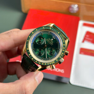 ĐỒNG HỒ OMEGA REPLICA 1:1 SPEEDMASTER MOONWATCH MẶT XANH LÁ CÂY RMF 42MM 3 ĐỒNG HỒ OMEGA REPLICA 11 SPEEDMASTER MOONWATCH MẶT XANH LÁ CÂY RMF 42MM
