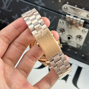 OMEGA SPEEDMASTER REPLICA WATCHES BLACK DIAL RM FACTORY 42MM 5 ĐỒNG HỒ OMEGA SPEEDMASTER REPLICA VÀNG HỒNG MẶT ĐEN NHÀ MÁY RM 42MM (2)