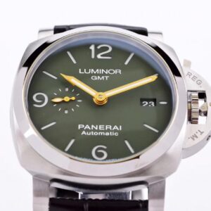 PANERAI LUMINOR REP 1:1 WATCH GOLD NEEDLE BLUE LEATHER VS FACTORY 44MM 3 ĐỒNG HỒ PANERAI LUMINOR REPLICA KIM VÀNG DÂY DA XANH NHÀ MÁY VS 44MM