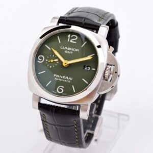 PANERAI LUMINOR REP 1:1 WATCH GOLD NEEDLE BLUE LEATHER VS FACTORY 44MM 5 ĐỒNG HỒ PANERAI LUMINOR REPLICA KIM VÀNG DÂY DA XANH NHÀ MÁY VS 44MM