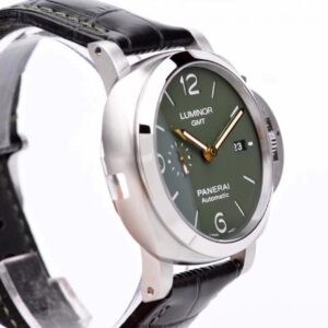 PANERAI LUMINOR REP 1:1 WATCH GOLD NEEDLE BLUE LEATHER VS FACTORY 44MM 6 ĐỒNG HỒ PANERAI LUMINOR REPLICA KIM VÀNG DÂY DA XANH NHÀ MÁY VS 44MM