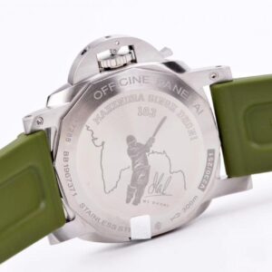 PANERAI LUMINOR REPLICA WATCHES FULL GREEN RUBBER STRAP VS FACTORY 44MM 8 ĐỒNG HỒ PANERAI LUMINOR REPLICA XANH LÁ CÂY DÂY CAO SU NHÀ MÁY VS 44MM