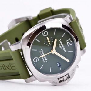 PANERAI LUMINOR REPLICA WATCHES FULL GREEN RUBBER STRAP VS FACTORY 44MM 6 ĐỒNG HỒ PANERAI LUMINOR REPLICA XANH LÁ CÂY DÂY CAO SU NHÀ MÁY VS 44MM