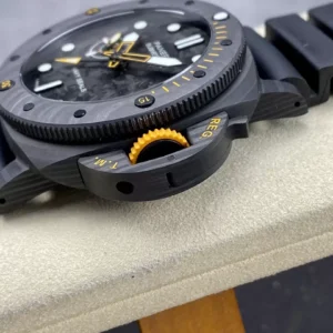 PANERAI SUBMERSIBLE BEST REPLICA CARBON CASE METEORITE DIAL VSF 42MM 4 ĐỒNG HỒ PANERAI SUBMERSIBLE CHẾ TÁC VỎ CARBON MẶT THIÊN THẠCH VSF 42MM (1)