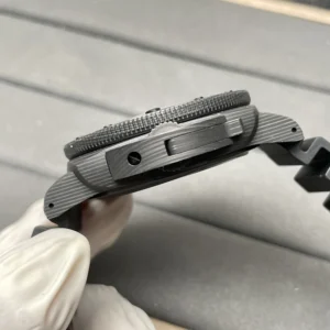 PANERAI SUBMERSIBLE SUPER FAKE WATCH CARBON BLUE DIAL VS FACTORY 42MM 6 ĐỒNG HỒ PANERAI SUBMERSIBLE REPLICA CARBON MẶT XANH NHÀ MÁY VS 42MM