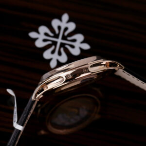 PATEK PHILIPPE 5205R REPLICA WATCHES GREEN DIAL WRAPPED GOLD 18K GR FACTORY 40MM 7 ĐỒNG HỒ PATEK PHILIPPE 5205 BỌC VÀNG HỒNG REOLICA MẶT XANH NHÀ MÁY GR 40MM