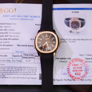 ĐỒNG HỒ PATEK PHILIPPE AQUANAUT 5167 REPLICA BỌC VÀNG NHÀ MÁY 3K 40MM (4)
