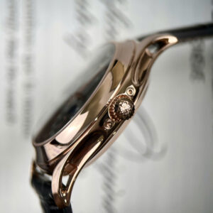 PATEK PHILIPPE COMPLICATIONS 5205 REPLICA WATCH BLACK DIAL WRAPPED GOLD GR 40MM 5 ĐỒNG HỒ PATEK PHILIPPE COMPLICATIONS 5205 REPLICA BỌC VÀNG MẶT ĐEN GR 40MM