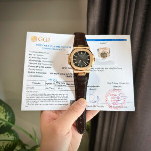 ĐỒNG HỒ PATEK PHILIPPE NAUTILUS 5711 REPLICA WATCH BỌC VÀNG MẶT XÁM NHÀ MÁY 3K 40MM 1 ĐỒNG HỒ PATEK PHILIPPE NAUTILUS 5711 REPLICA WATCH BỌC VÀNG MẶT XÁM NHÀ MÁY 3K 40MM
