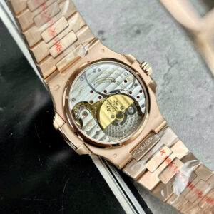 PATEK PHILIPPE NAUTILUS 5712 CUSTOM WATCH WRAPPED GOLD CHOCOLATE DIAL 40MM 6 ĐỒNG HỒ PATEK PHILIPPE NAUTILUS 5712 CHẾ TÁC BỌC VÀNG MẶT CHOCOLATE 40MM