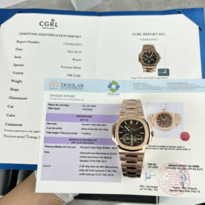 ĐỒNG HỒ PATEK PHILIPPE NAUTILUS 5712 CHẾ TÁC BỌC VÀNG MẶT CHOCOLATE 40MM