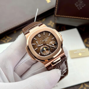 PATEK PHLIPPE NAUTILUS 5712 REPLICA WATCH WRAPPED GOLD 18K ZF FACTORY 40MM 1 ĐỒNG HỒ PATEK PHLIPPE NAUTILUS 5712 REPLICA BỌC VÀNG 18K NHÀ MÁY ZF 40MM