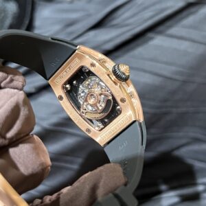 RICHARD MILLE CUSTOM WATCH RM007 WRAPPED GOLD FULL MOISSANITE 32X38MM 5 ĐỒNG HỒ RICHARD MILLE CHẾ TÁC RM007 BỌC VÀNG FULL MOISSANITE 32X38MM