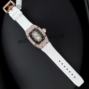ĐỒNG HỒ RICHARD MILLE RM007 CHẾ TÁC BỌC VÀNG HỒNG ĐÍNH KIM CƯƠNG MOISSANITE 36MM 1 ĐỒNG HỒ RICHARD MILLE RM007 CHẾ TÁC BỌC VÀNG HỒNG ĐÍNH KIM CƯƠNG MOISSANITE 36MM