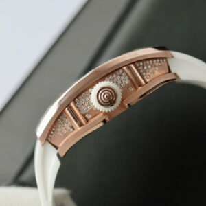 ĐỒNG HỒ RICHARD MILLE RM007 CHẾ TÁC BỌC VÀNG HỒNG ĐÍNH KIM CƯƠNG MOISSANITE 36MM 5 ĐỒNG HỒ RICHARD MILLE RM007 CHẾ TÁC BỌC VÀNG HỒNG ĐÍNH KIM CƯƠNG MOISSANITE 36MM