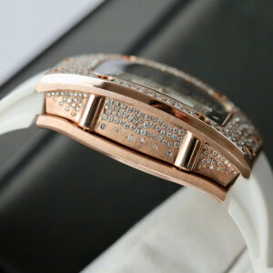 ĐỒNG HỒ RICHARD MILLE RM007 CHẾ TÁC BỌC VÀNG HỒNG ĐÍNH KIM CƯƠNG MOISSANITE 36MM 6 ĐỒNG HỒ RICHARD MILLE RM007 CHẾ TÁC BỌC VÀNG HỒNG ĐÍNH KIM CƯƠNG MOISSANITE 36MM