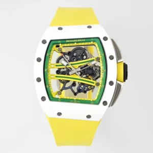 ĐỒNG HỒ RICHARD MILLE RM61-01 REPLICA 11 MẶT XANH DÂY CAO SU VÀNG ZF 43MM