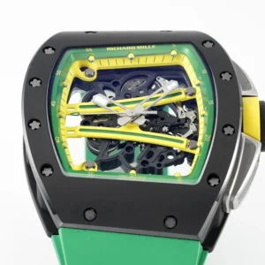 RICHARD MILLE RM61-01 REPLICA WATCH YOHAN BLAKE BLACK CERAMIC CASE ZF 43MM 1 ĐỒNG HỒ RICHARD MILLE RM61-01 REPLICA YOHAN BLAKE VỎ GỐM ĐEN NHÀ MÁY ZF 43MM