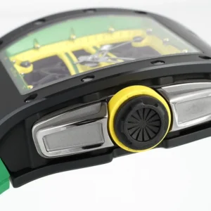 RICHARD MILLE RM61-01 REPLICA WATCH YOHAN BLAKE BLACK CERAMIC CASE ZF 43MM 6 ĐỒNG HỒ RICHARD MILLE RM61-01 REPLICA YOHAN BLAKE VỎ GỐM ĐEN NHÀ MÁY ZF 43MM