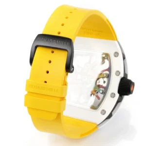 RICHARD MILLE RM68-01 BEST COPIES CERAMIC YELLOW RUBBER STRAP RM FACTORY 45MM 6 ĐỒNG HỒ RICHARD MILLE RM68-01 BEST COPIES CERAMIC DÂY NYLON VÀNG RM 45MM